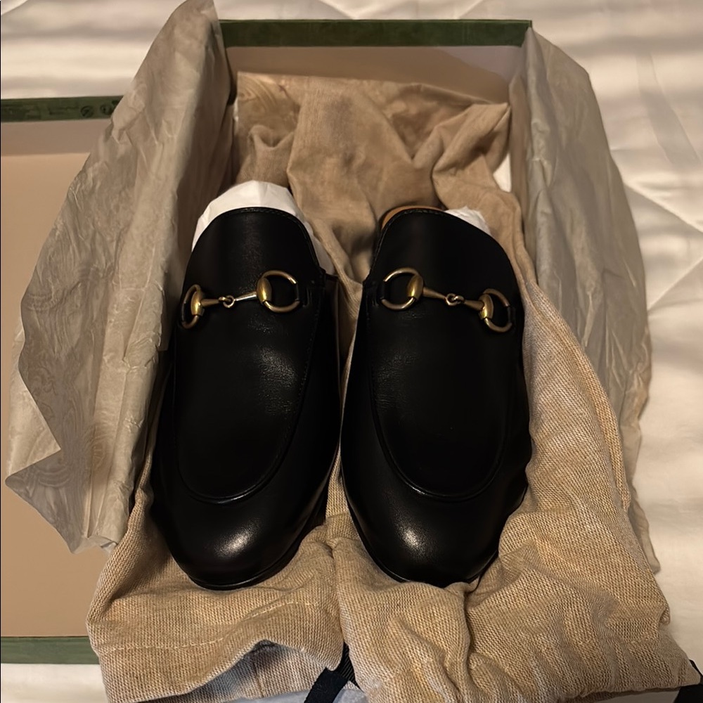 Gucci Princetown Leather Mule